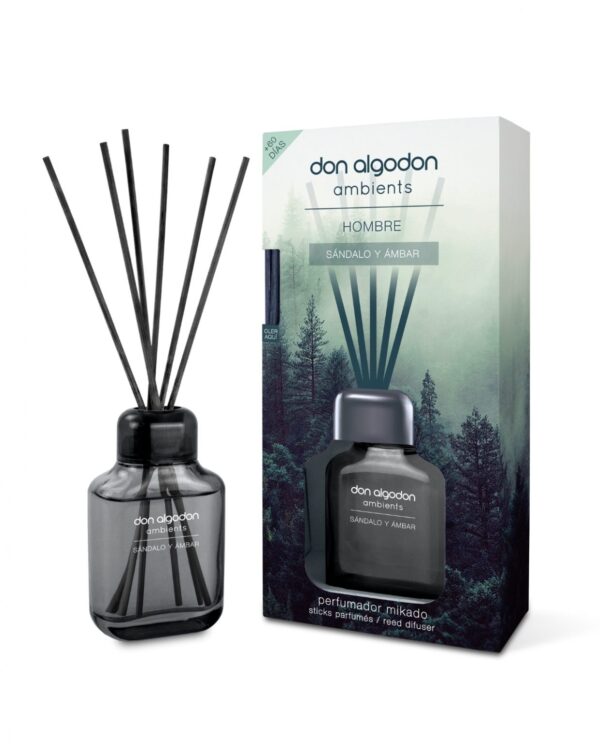 Difusor Mikado Sándalo & Ámbar Don Algodón 65ml