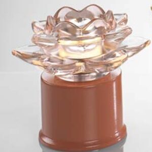 Lotus rosa giratório com LED H 13