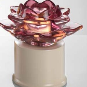 Lotus violeta giratório com LED H 13