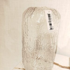 Jarra em vidro transparente "Martelada"  27 A x 14 D